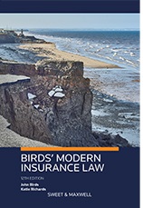 Bird's Modern Insurance Law 12th Edition 