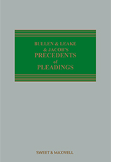 Bullen And Leake Precedent of Pleading 19th Edition Mainwork + Supplement eBook