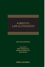 Asbestos: Law & Litigation 2nd Edition eBook