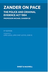 Zander on PACE: The Police and Criminal Evidence Act 1984 8th Ed