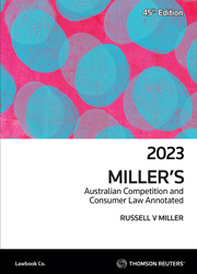 Miller's Aust Comp + Cons Law Annotated 45 e 2023 eBook