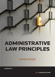 Administrative Law Principles First Edition eBook