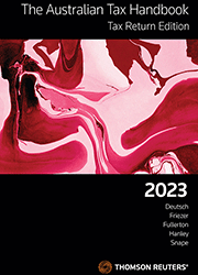 Australian Tax Handbook Tax Return Edition 2023