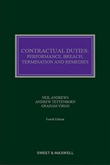 Contractual Duties: Performance, Breach, Termination and Damages 4e