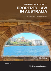 Picture of An Introduction to Property Law in Australia Fifth Edition