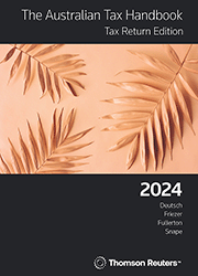 Australian Tax Handbook Tax Return Edition 2024