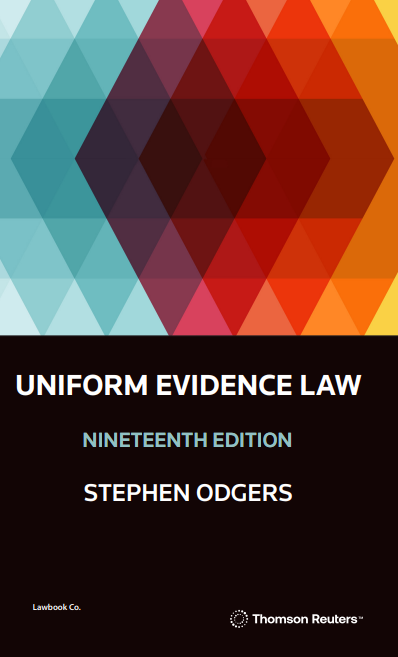 Uniform Evidence Law 19th Edition - eBook