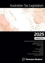 Picture of Australian Tax Legislation 2025 Volumes 1-4