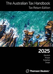 Australian Tax Handbook Tax Return Edition 2025