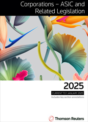 Picture of Corporations - ASIC and Related Legislation 2025