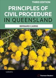 Principles of Civil Procedure in Queensland 3e