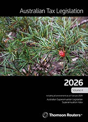 Australian Tax Legislation 2026 Volume 4