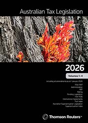 Australian Tax Legislation 2026 Volumes 1-4