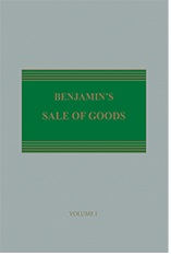 Picture of Benjamin's Sales of Goods 12th Edition Mainwork + Supplement