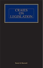 Picture of Craies on Legislation 13th Edition Mainwork + Supplement