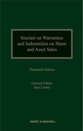 Sinclair on Warranties and Indemnities on Asset Sales 13th Edition