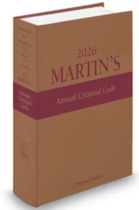 Picture of Martins Annual Criminal Code 2026