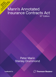 Mann's Annotated Insurance Contracts Act 10th Edition