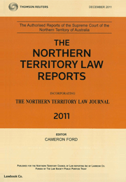 Northern Territory Law Reports Parts Only