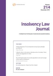 Insolvency Law Journal: Parts