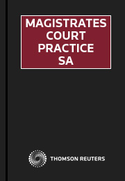 Magistrates Court Practice South Australia: Cannon