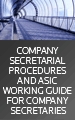 Co Sec/ASIC Working Guide for Co Sec 2 Volume Service