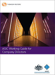 ASIC Working Guide for Company Directors: Paper