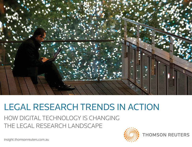 Legal research trends in action