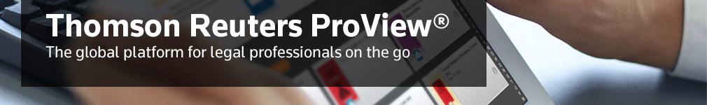Thomson Reuters Proview - Your professional eReader app