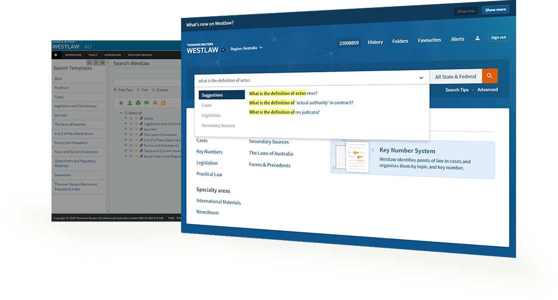 Westlaw | Legal research now and for tomorrow | Thomson Reuters Australia