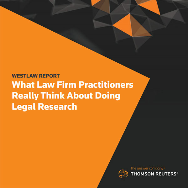 What Law Firm Practitioners Really Think About Doing Legal Research