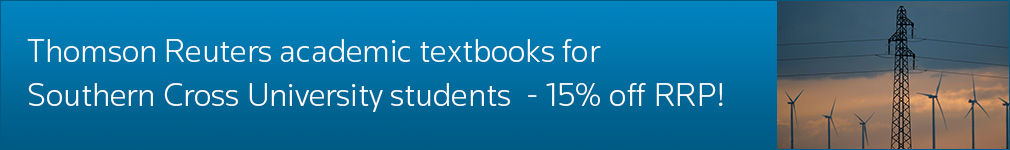 Thomson Reuters academic textbooks for Southern Cross University students - 15% off RRP!